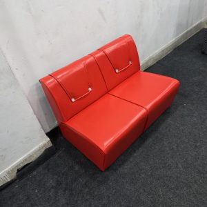 আপেল সোফা ২ সীট - লাল কালার
