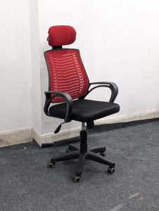 চায়না ম্যাশ চেয়ার - ফাইবার বডি - লাল কালার