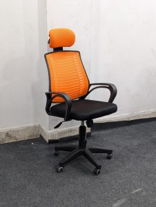চায়না ম্যাশ চেয়ার - ফাইবার বডি - ওরেঞ্জ কালার
